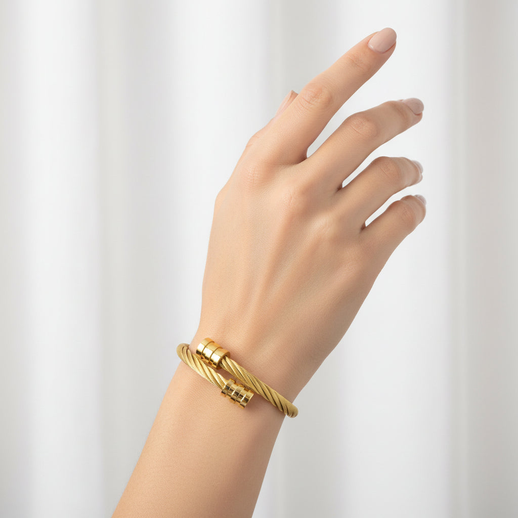 Gold Plated  Bracelet - Durable & Hypoallergenic Design
