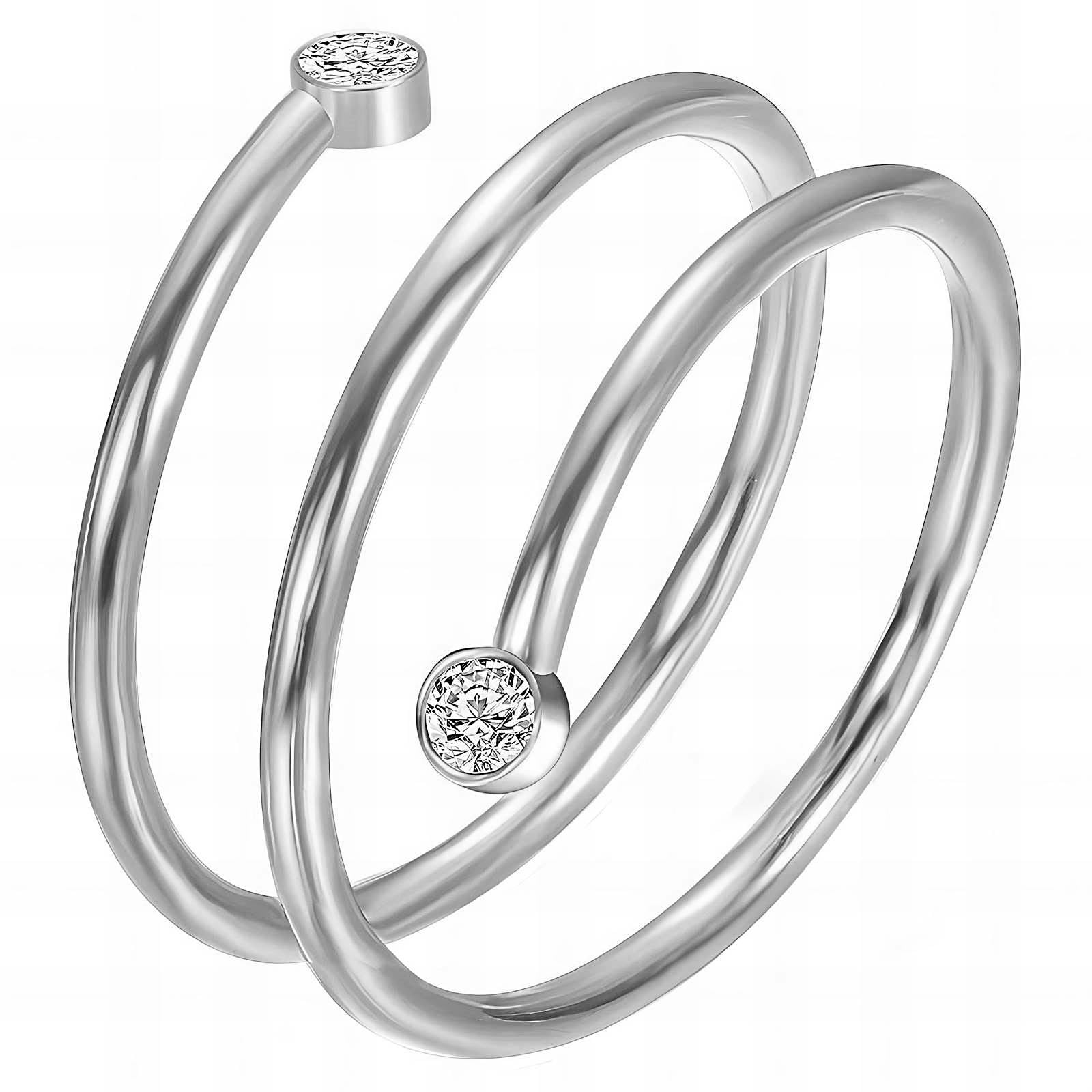 Durable Stainless Steel Ring with Cubic Zirconia